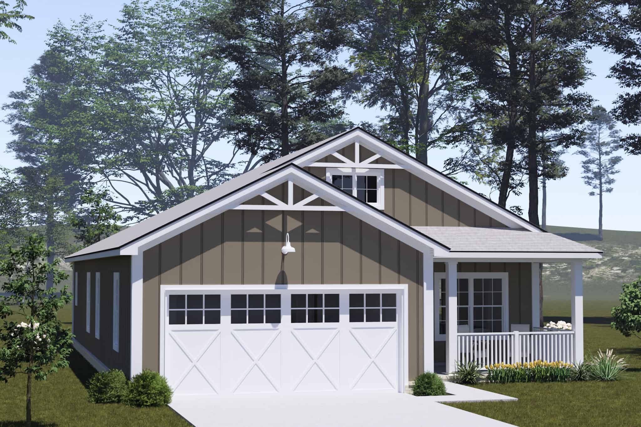 Left Side View of this 3-Bedroom,1273 Sq Ft Plan -178-1540