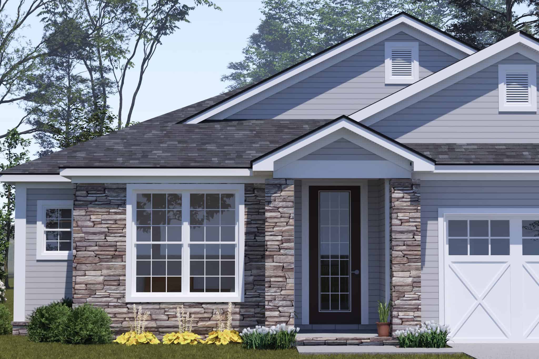 Front Door of this 4-Bedroom,1764 Sq Ft Plan -178-1541