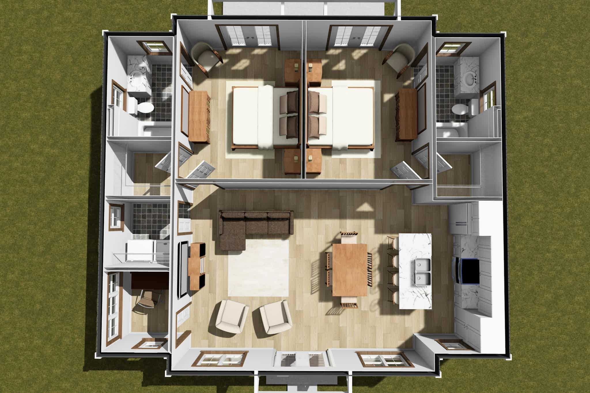 Home Other Image of this 2-Bedroom,1049 Sq Ft Plan -178-1543