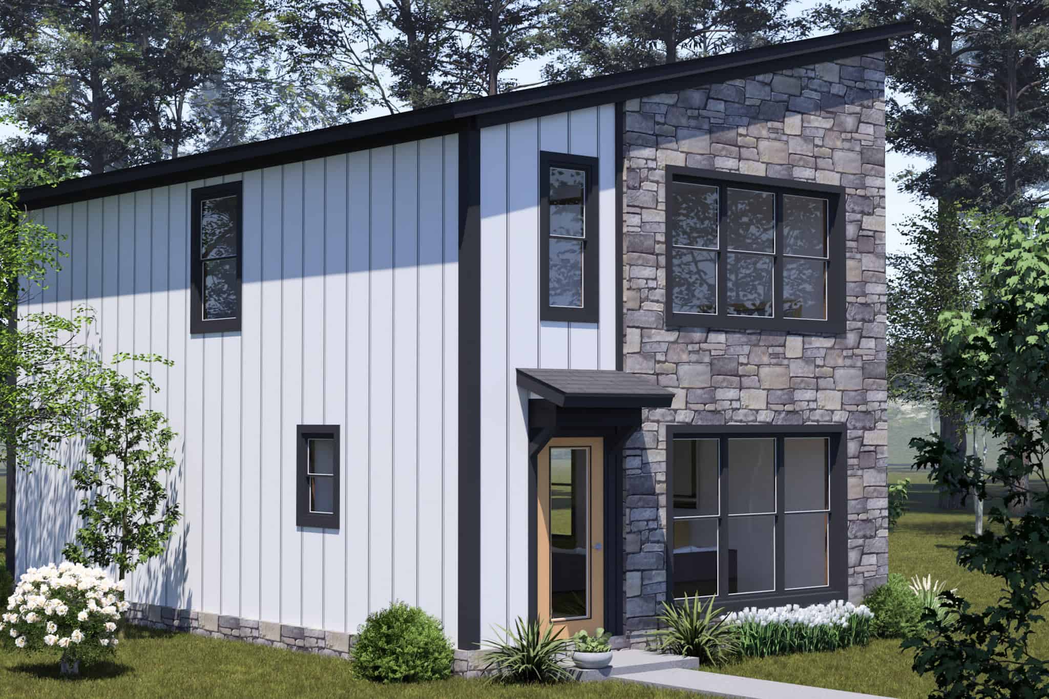 Left Side View of this 3-Bedroom,1280 Sq Ft Plan -178-1544