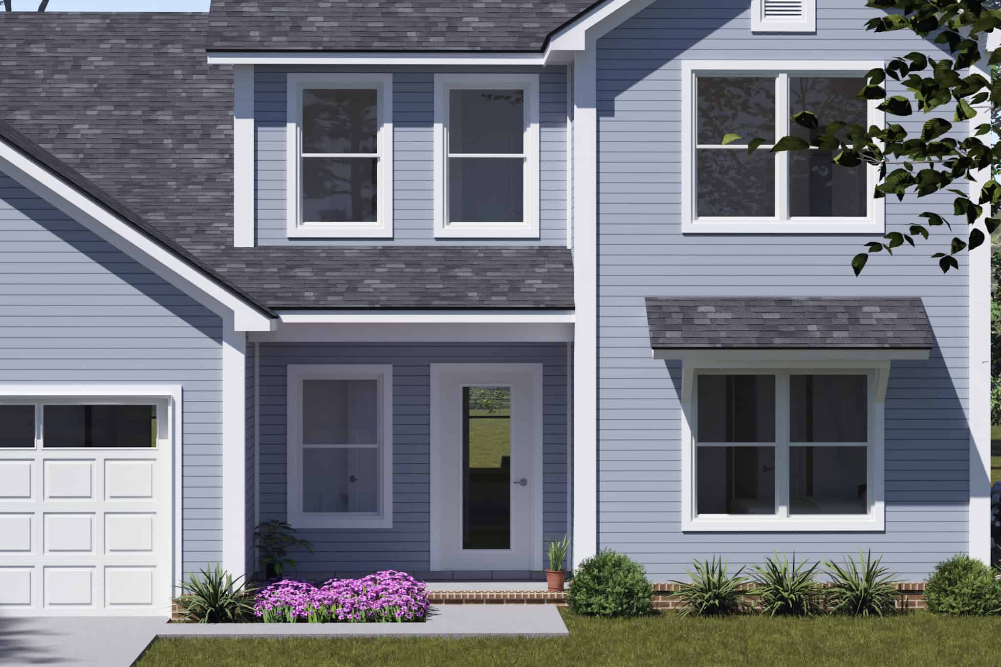Front Door of this 3-Bedroom,1612 Sq Ft Plan -178-1546