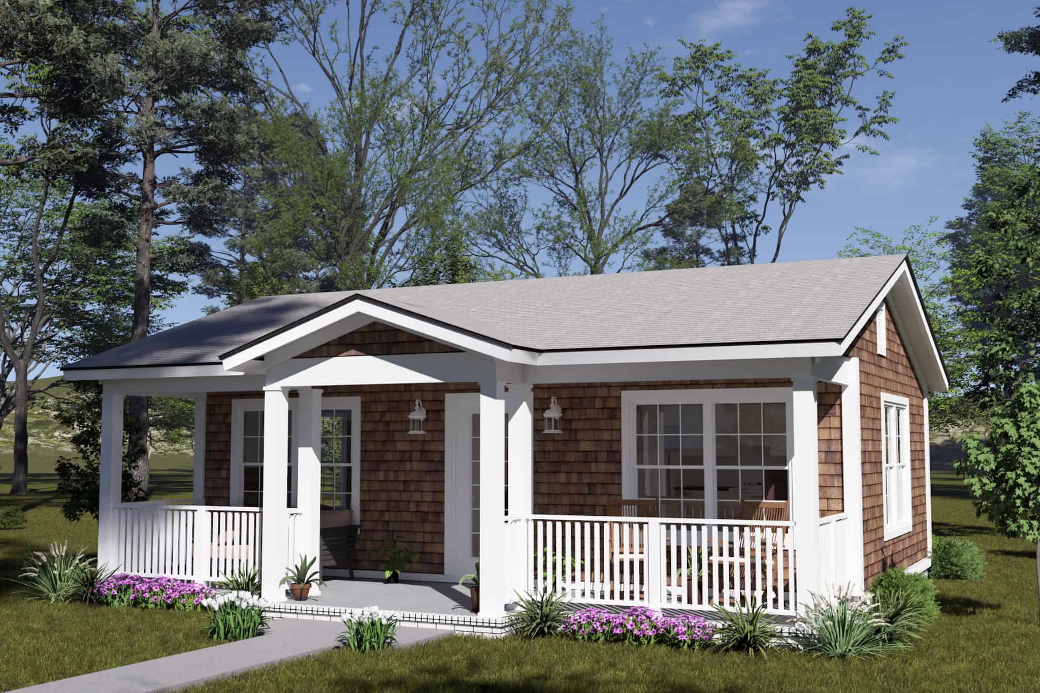 Right Side View of this 1-Bedroom,476 Sq Ft Plan -178-1547