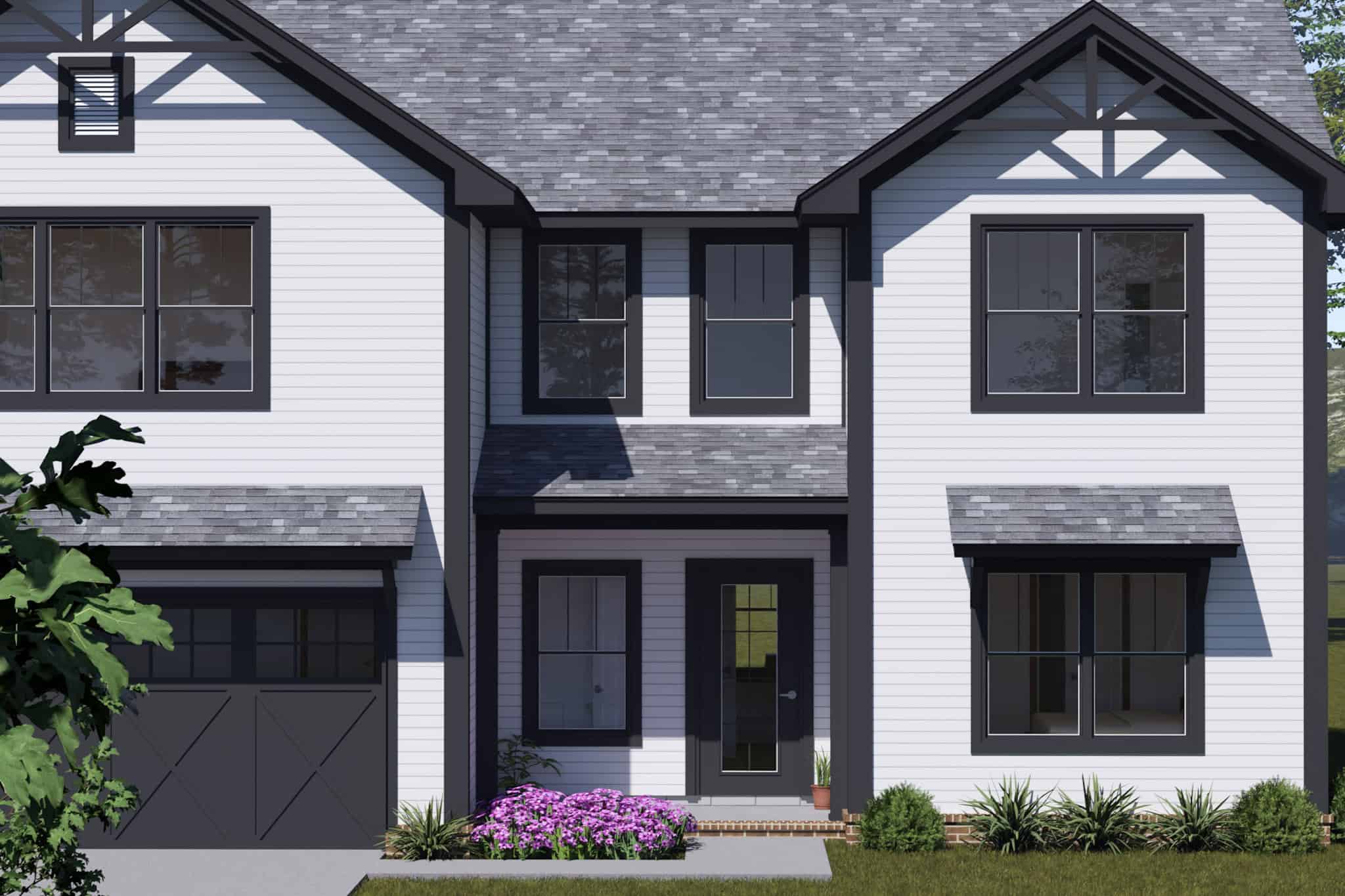 Front Door of this 4-Bedroom,2045 Sq Ft Plan -178-1548