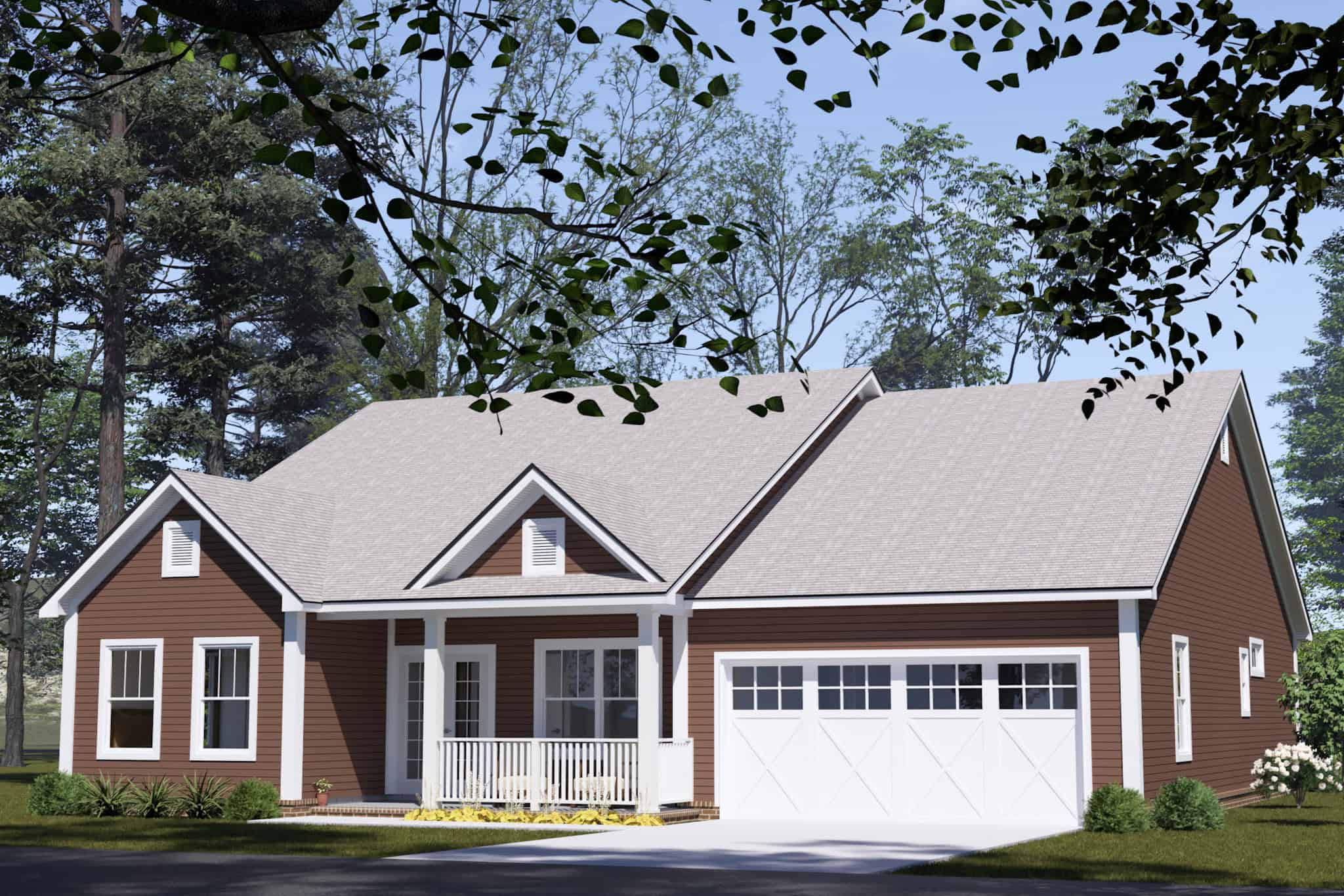 Right Side View of this 4-Bedroom,1854 Sq Ft Plan -178-1549