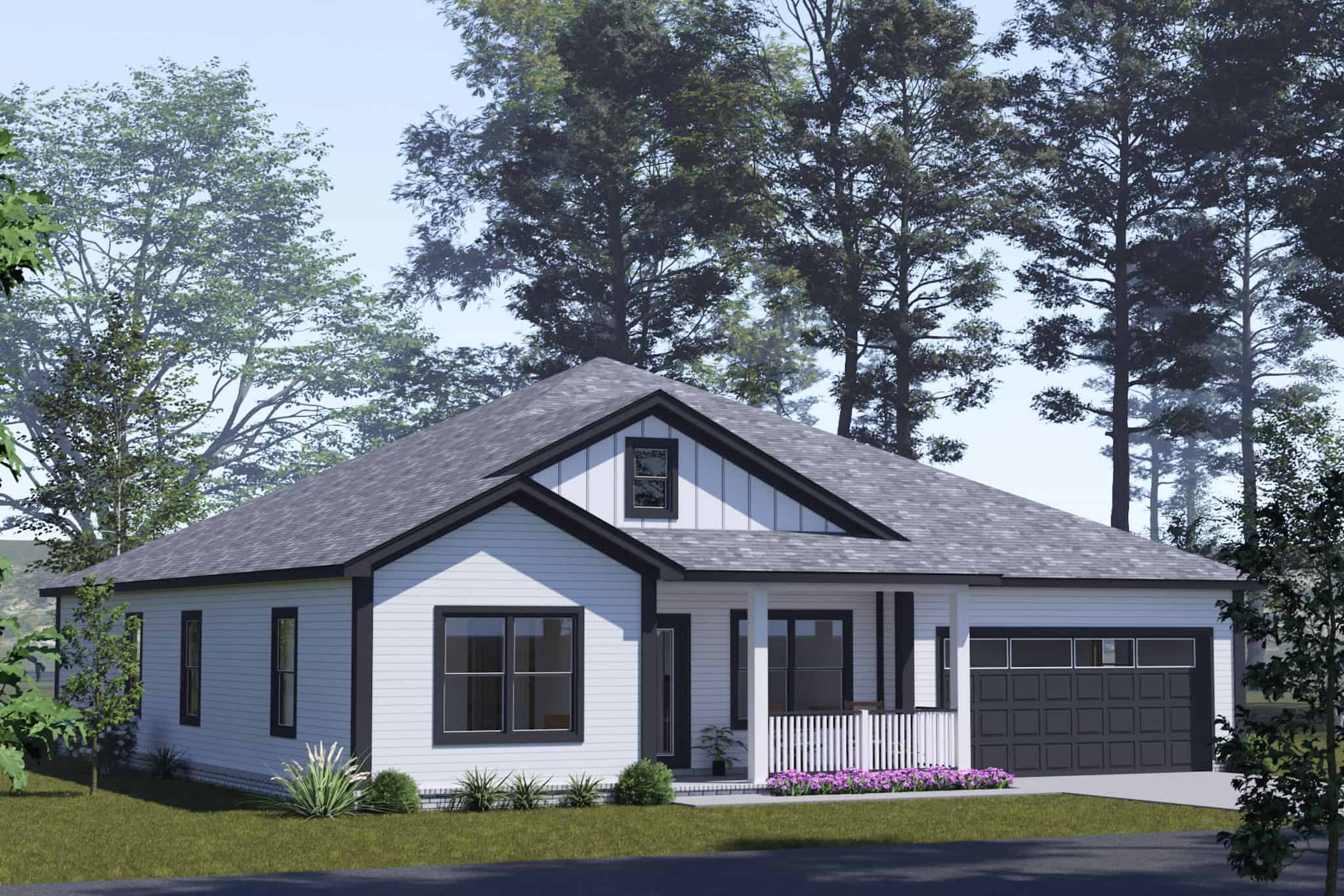 Left Side View of this 4-Bedroom,1854 Sq Ft Plan -178-1550