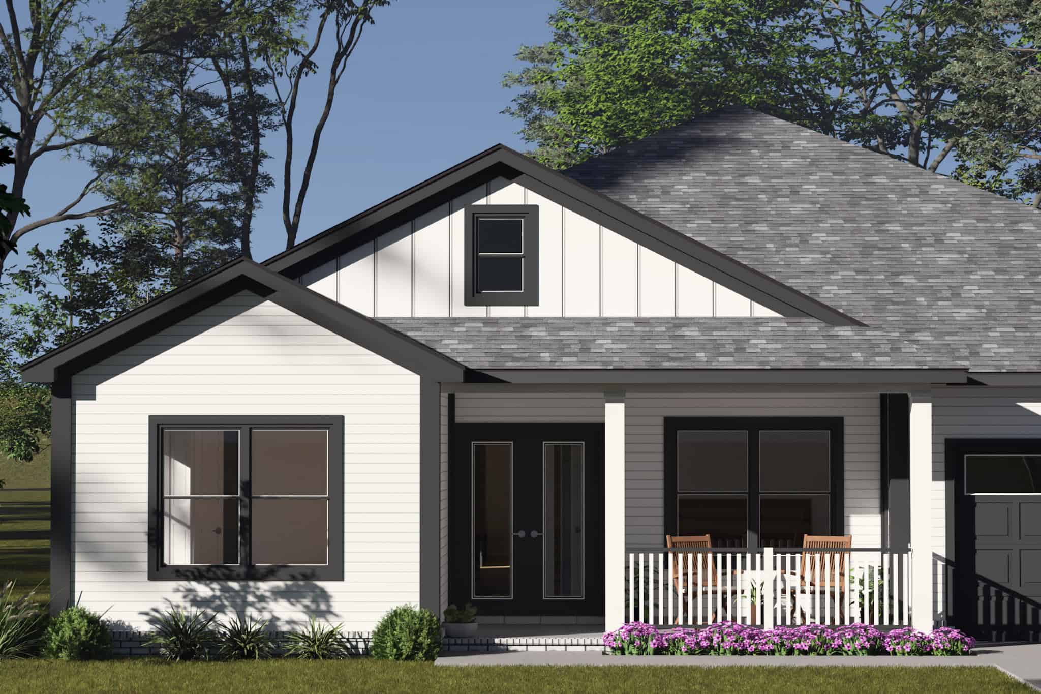 Front Door of this 4-Bedroom,1854 Sq Ft Plan -178-1550