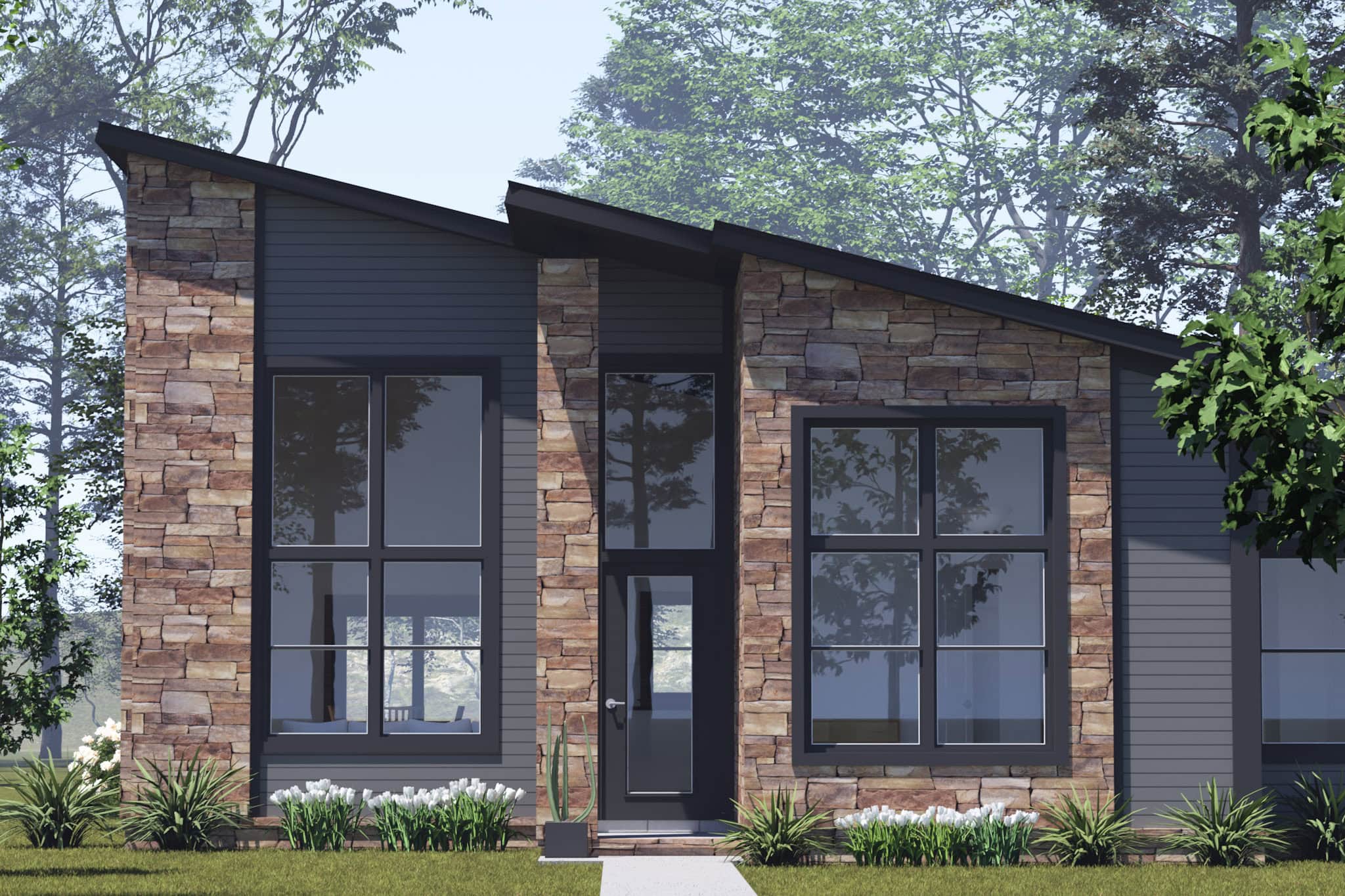 Front Door of this 3-Bedroom,1341 Sq Ft Plan -178-1552