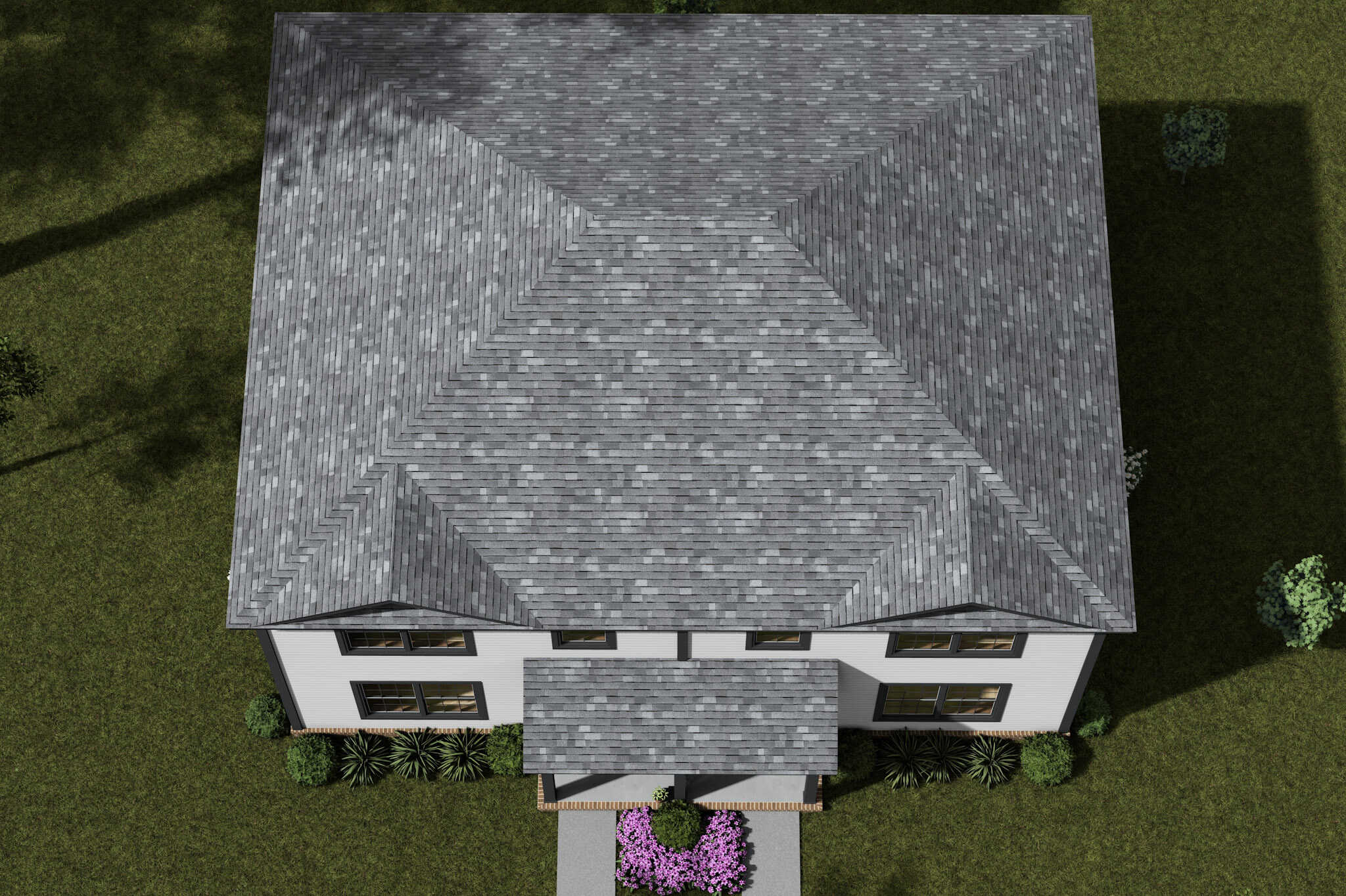 Aerial View of this 6-Bedroom,2560 Sq Ft Plan -178-1557