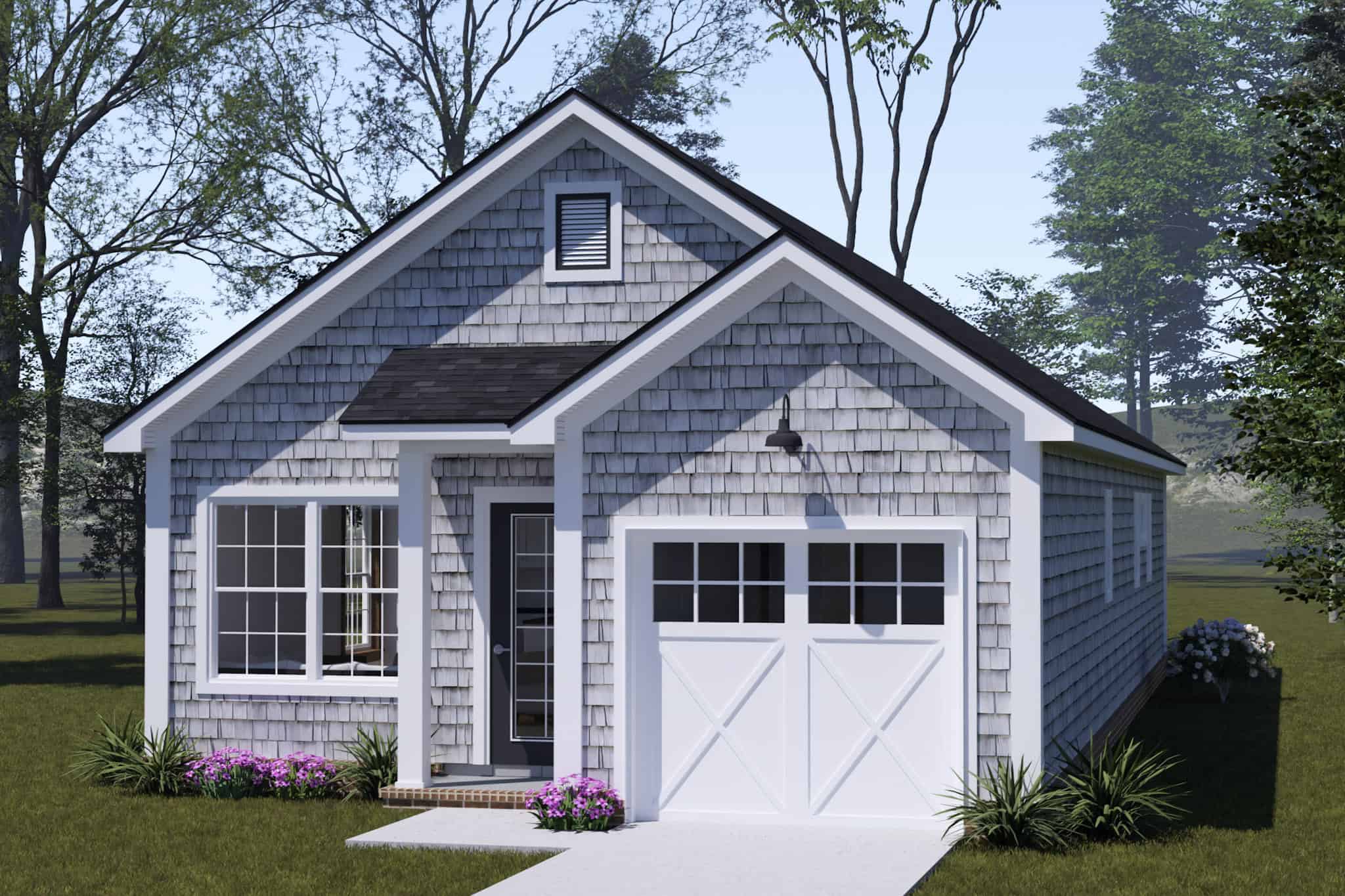 Right Side View of this 3-Bedroom,1120 Sq Ft Plan -178-1562