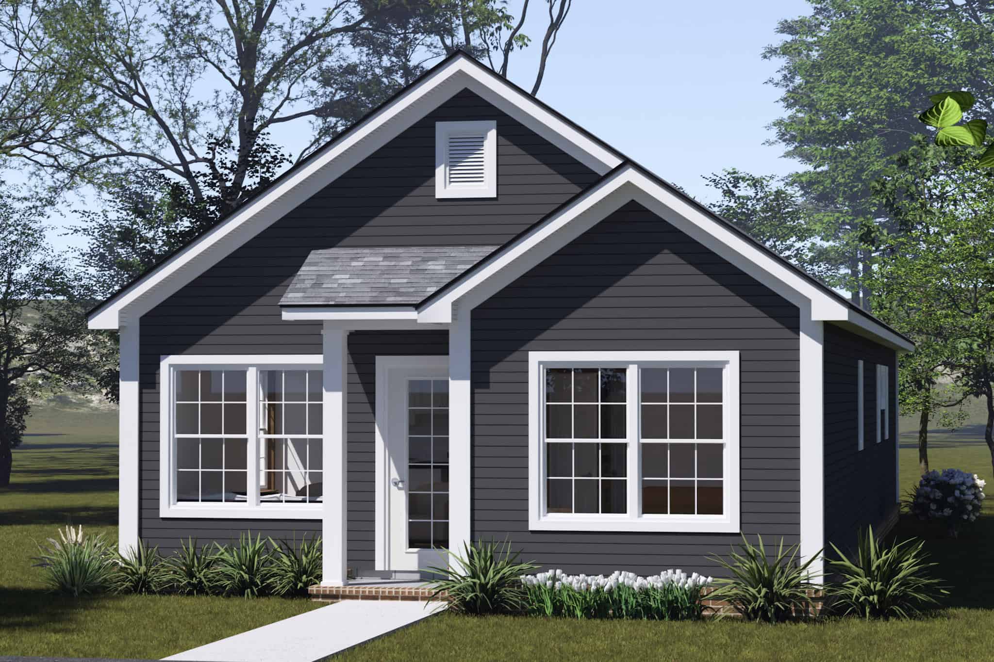 Right Side View of this 4-Bedroom,1352 Sq Ft Plan -178-1563