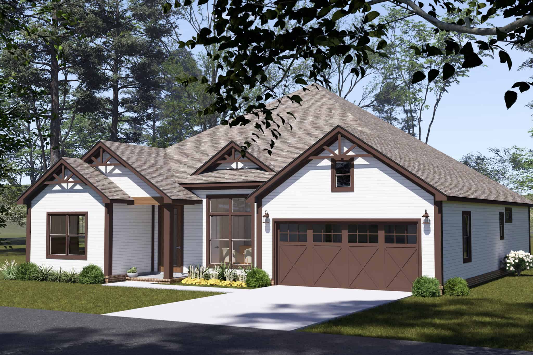Right Side View of this 4-Bedroom,1854 Sq Ft Plan -178-1565