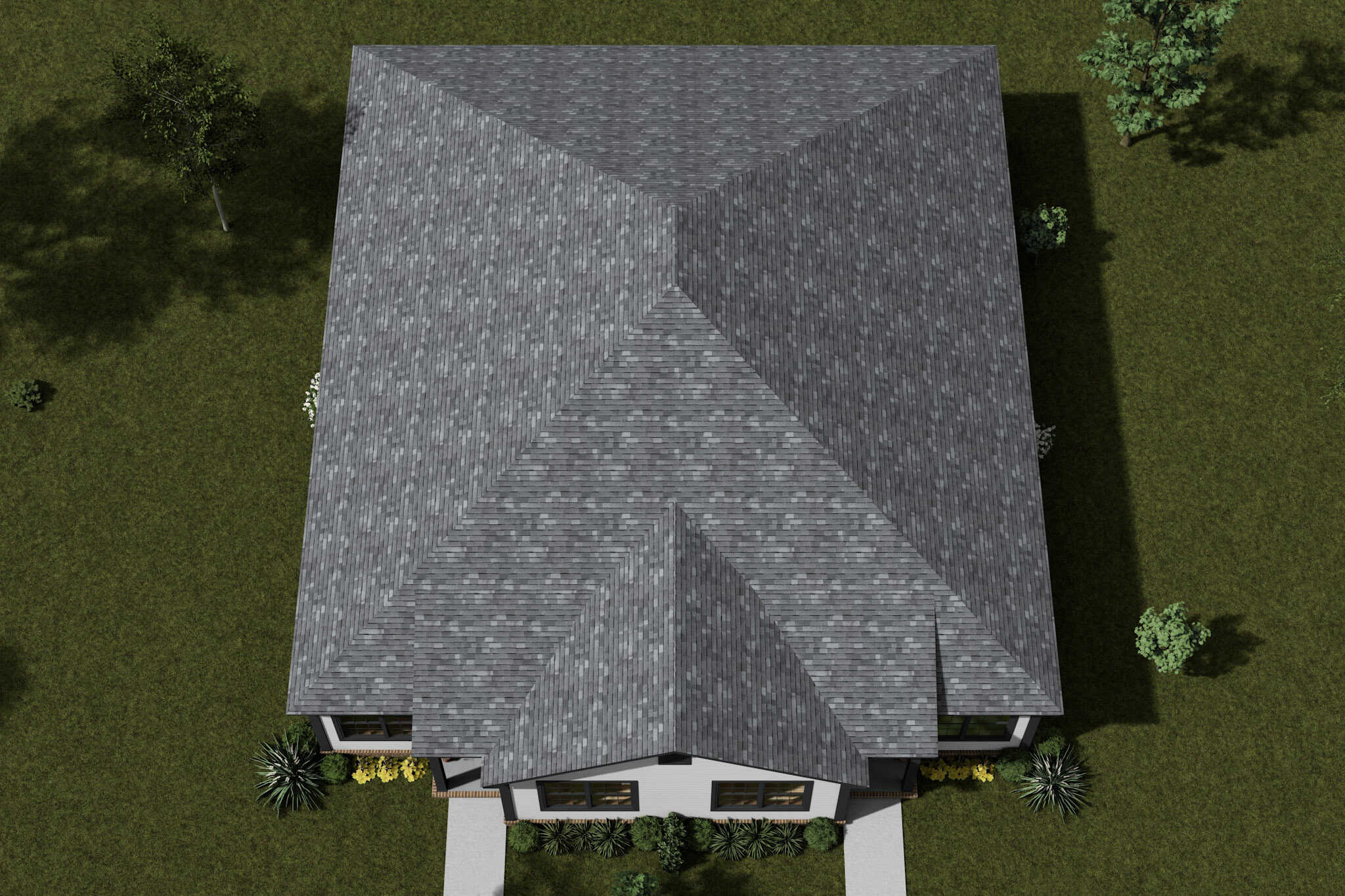 Aerial View of this 8-Bedroom,2704 Sq Ft Plan -178-1568