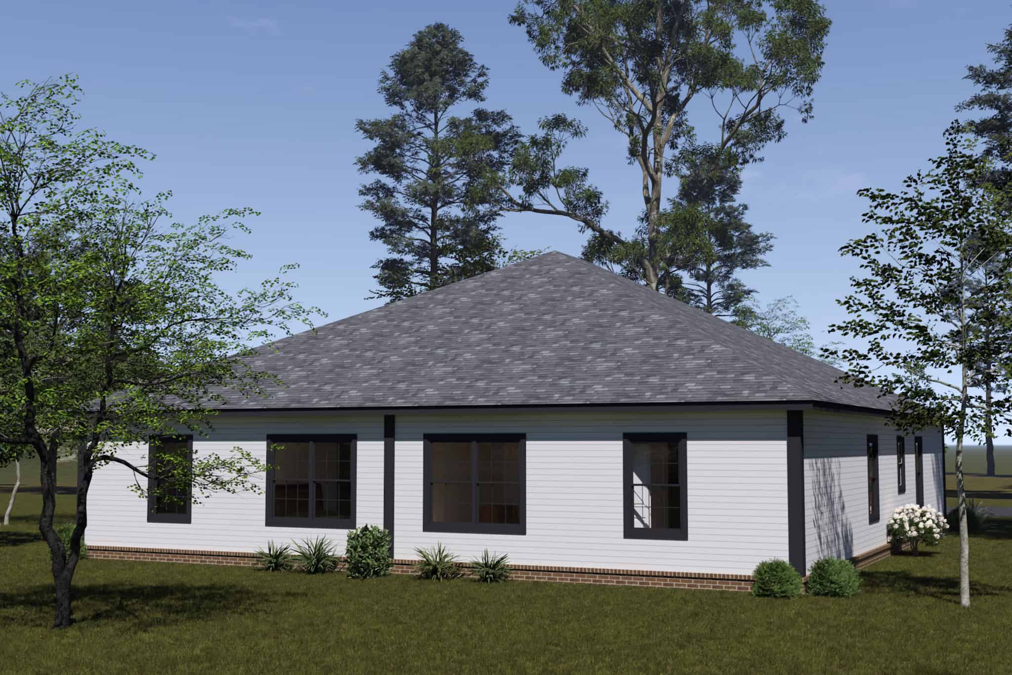 Rear View of this 8-Bedroom,2704 Sq Ft Plan -178-1568