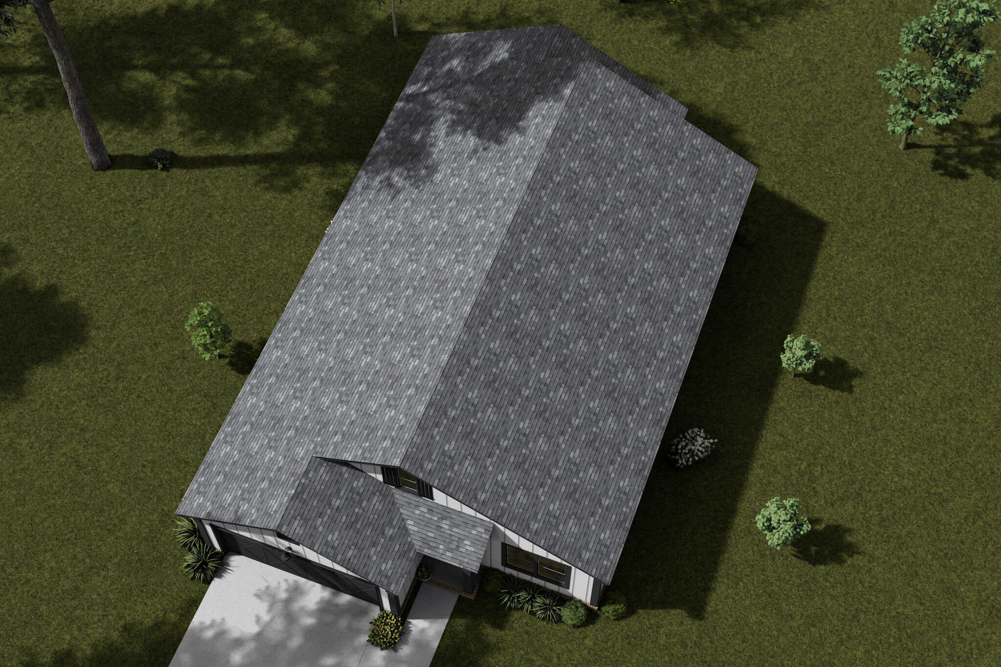 Aerial View of this 3-Bedroom,1428 Sq Ft Plan -178-1569