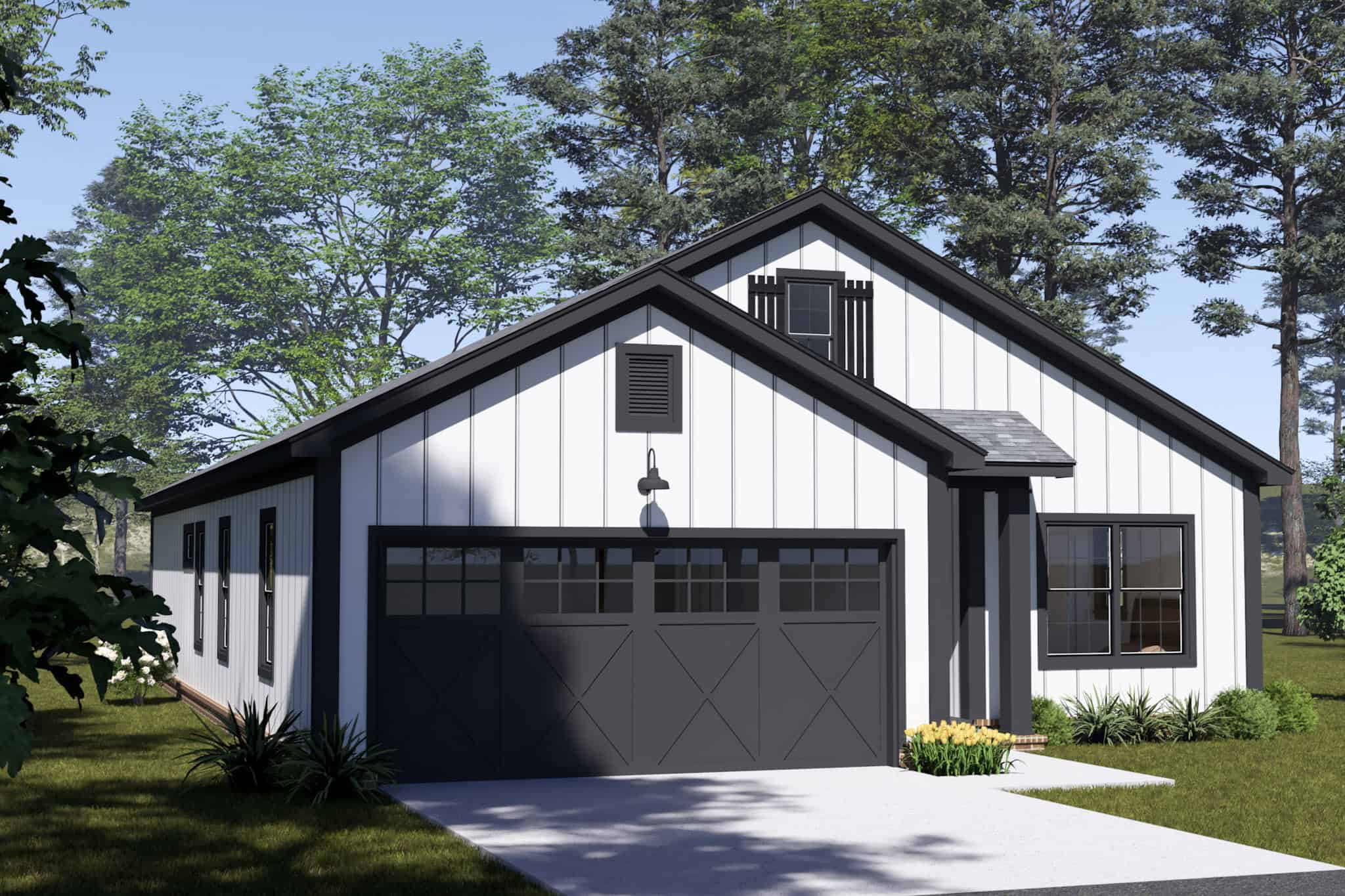 Left Side View of this 3-Bedroom,1428 Sq Ft Plan -178-1569