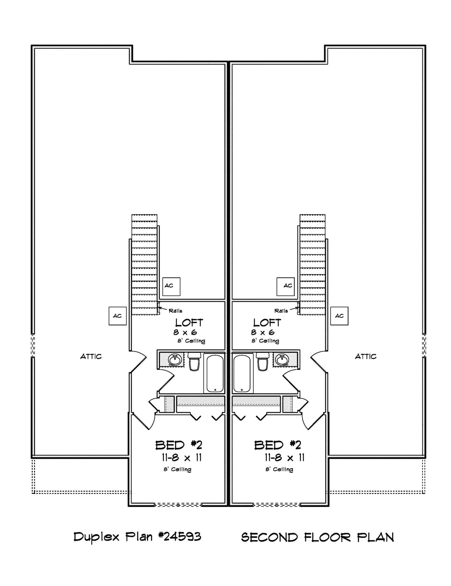 Upper Level of Duplex/Multi-Unit Plan #178-1573