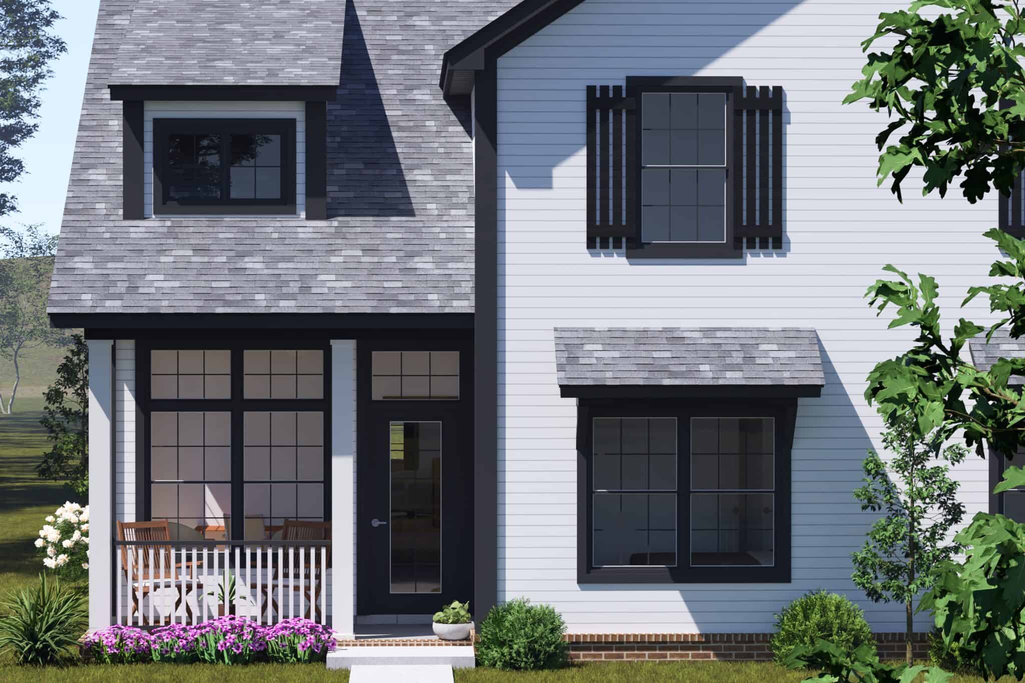 Front View of this 3-Bedroom,1643 Sq Ft Plan -178-1574