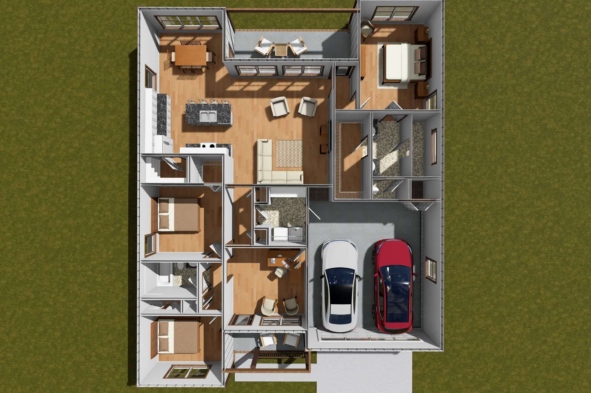 Home Exterior Photograph of this 3-Bedroom,1684 Sq Ft Plan -178-1575