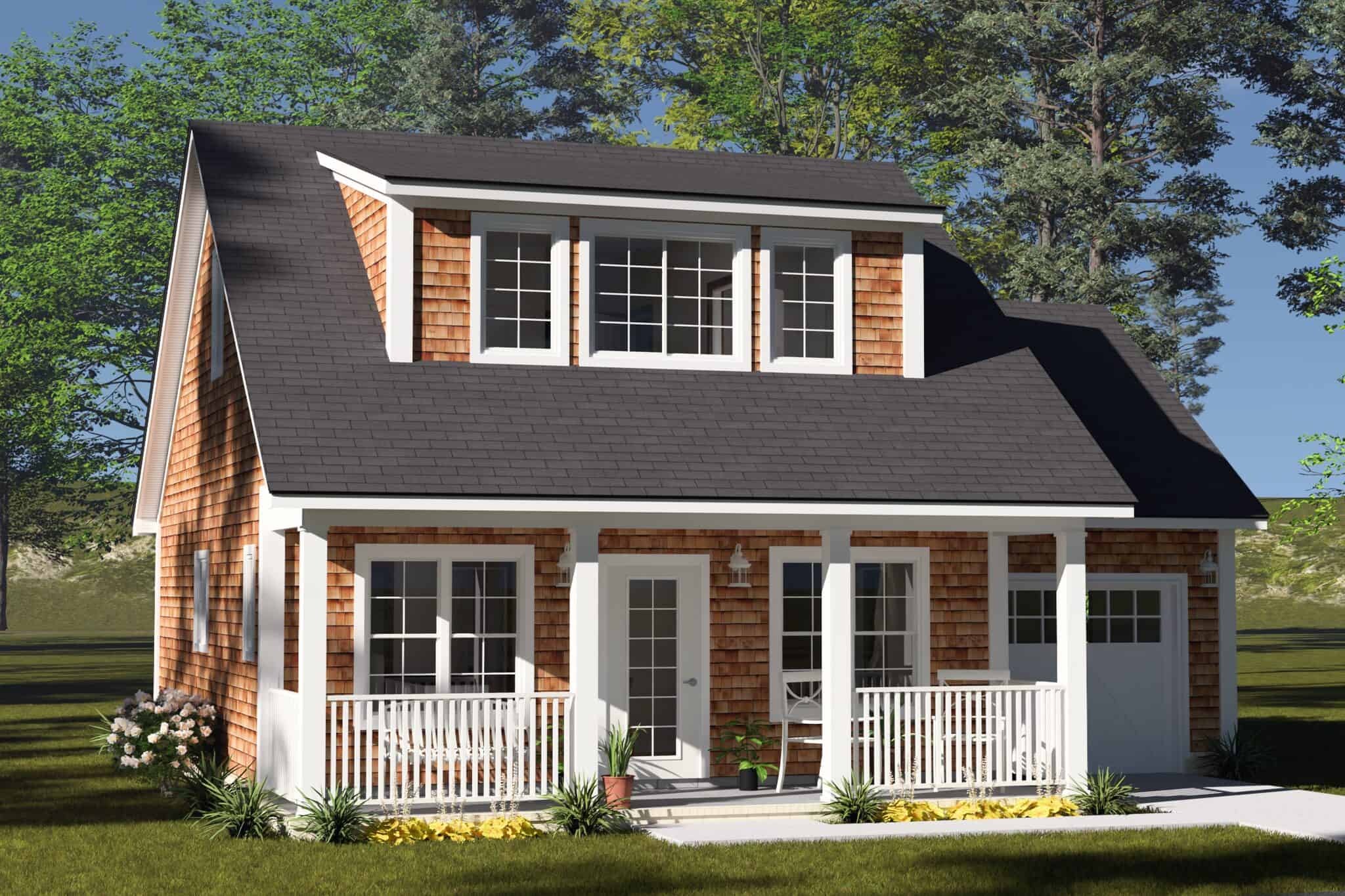 Home Exterior Photograph of this 2-Bedroom,880 Sq Ft Plan -178-1577