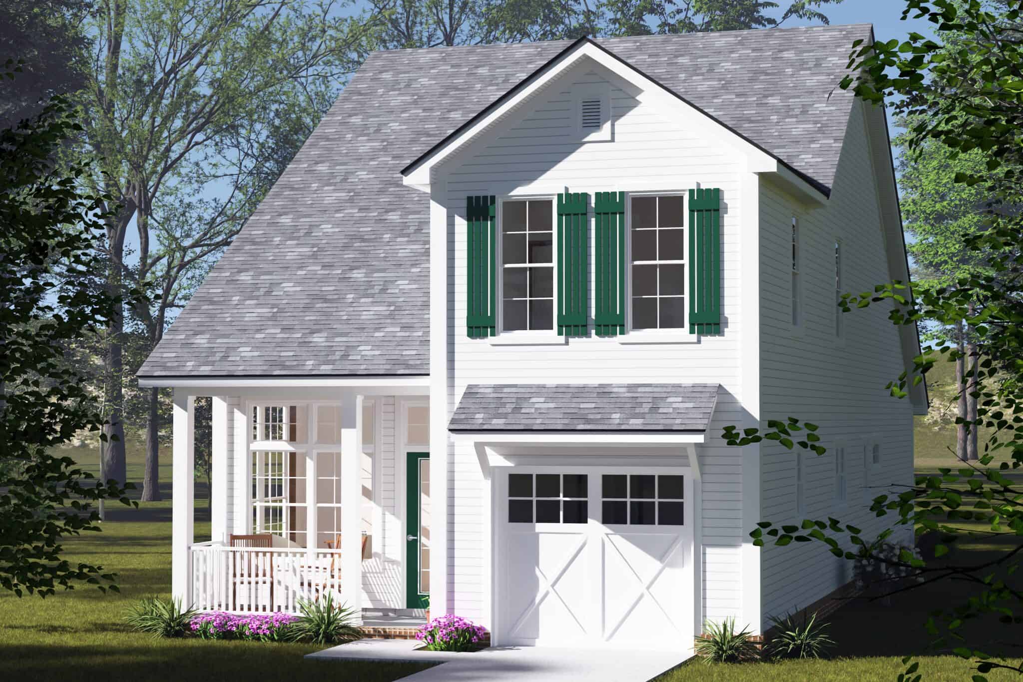 Front View of this 3-Bedroom,1562 Sq Ft Plan -178-1578