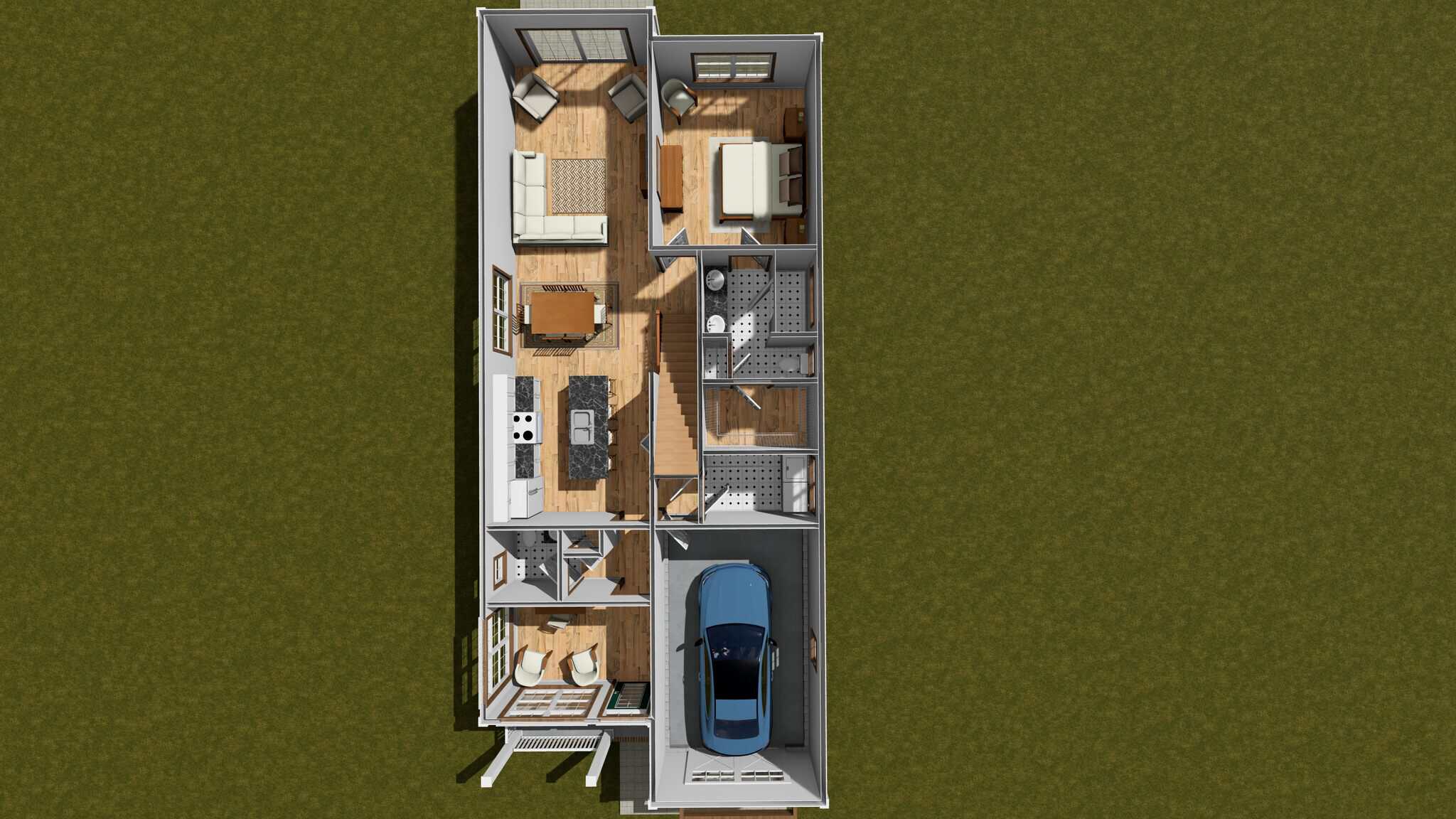 Home Exterior Photograph of this 3-Bedroom,1562 Sq Ft Plan -178-1578