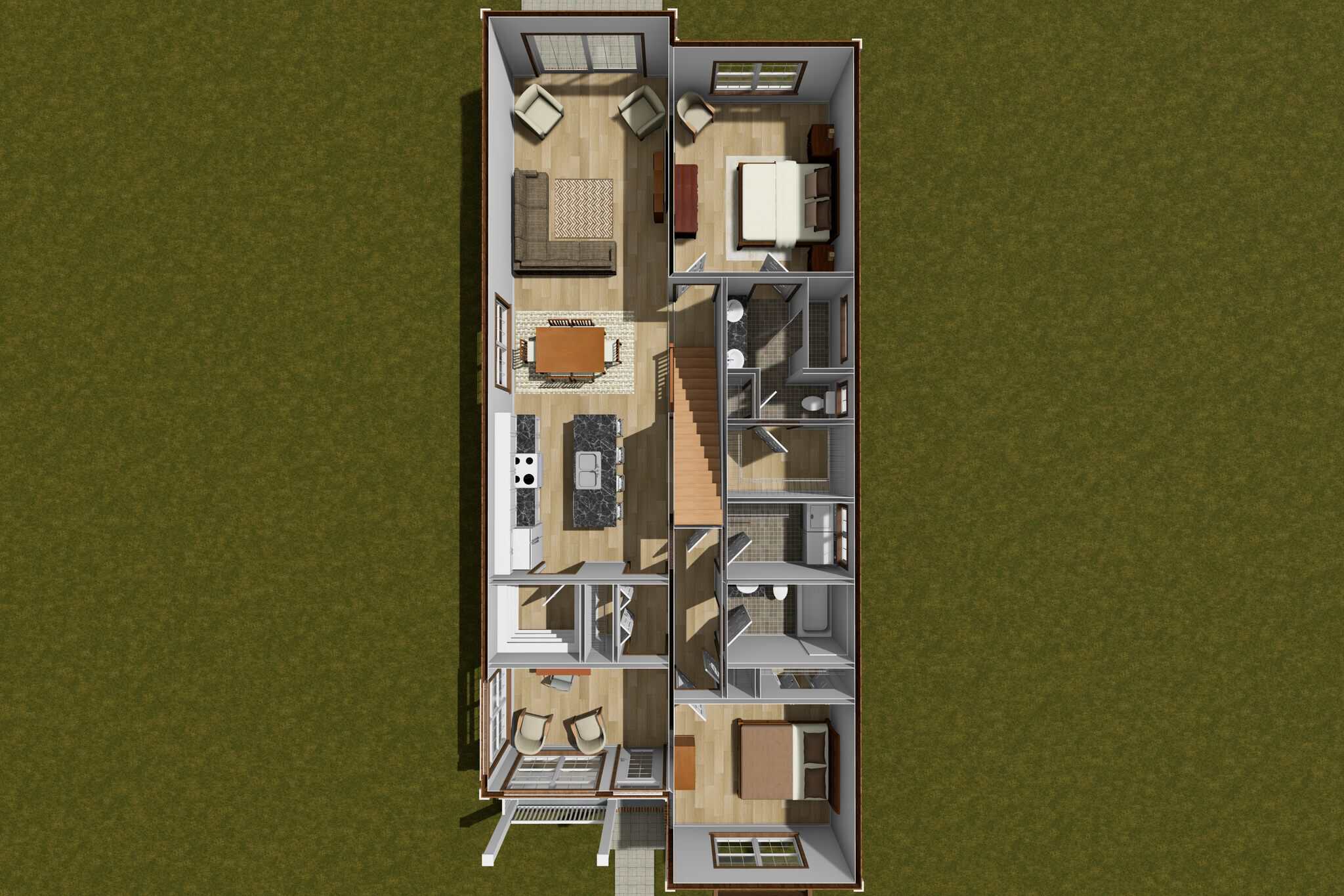 Home Exterior Photograph of this 4-Bedroom,1812 Sq Ft Plan -178-1579