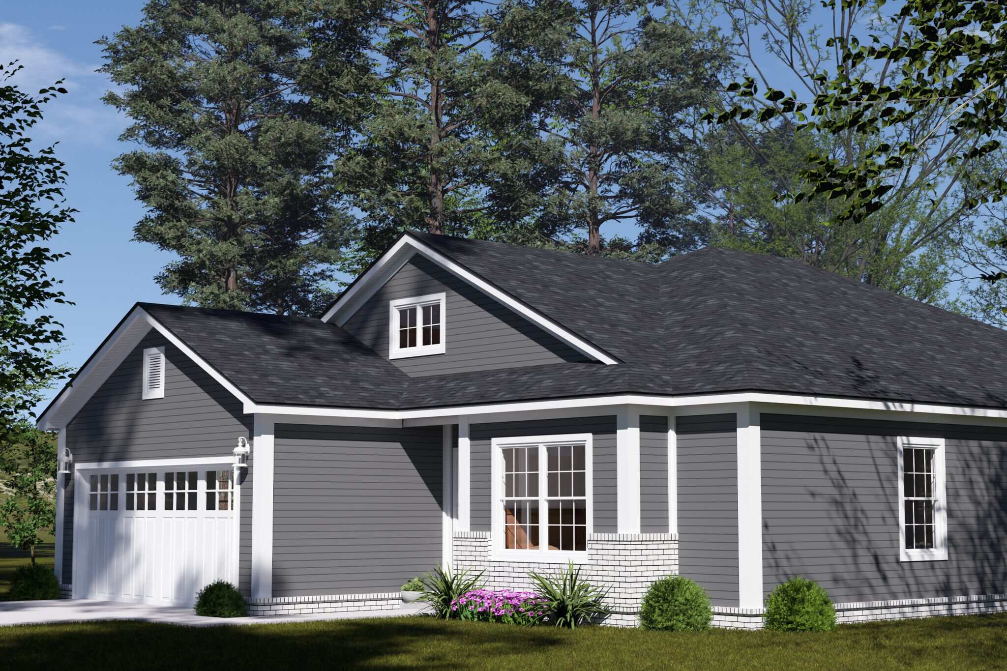 Right Side View of this 3-Bedroom,1680 Sq Ft Plan -178-1582