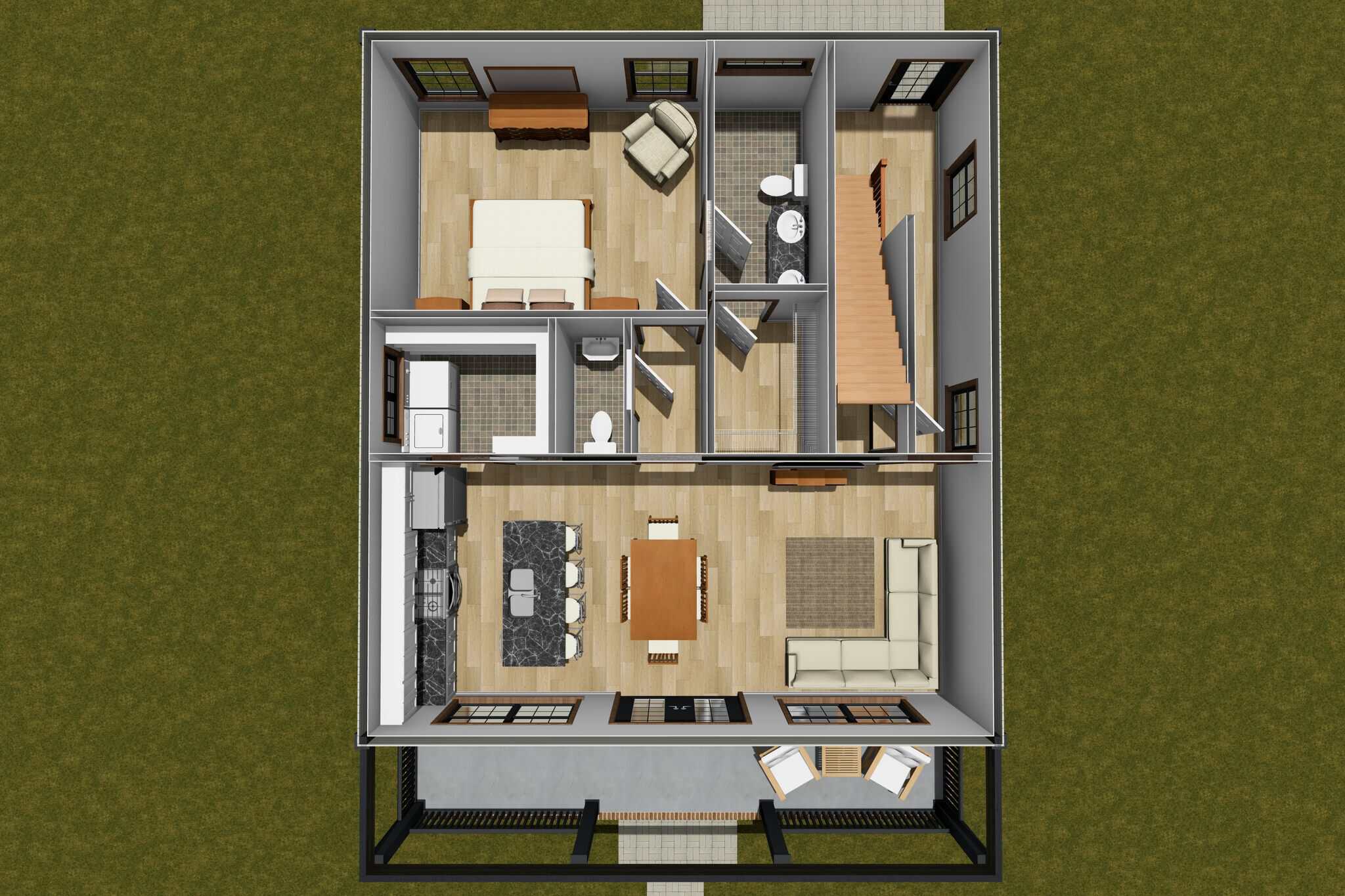 Home Exterior Photograph of this 3-Bedroom,1288 Sq Ft Plan -178-1583