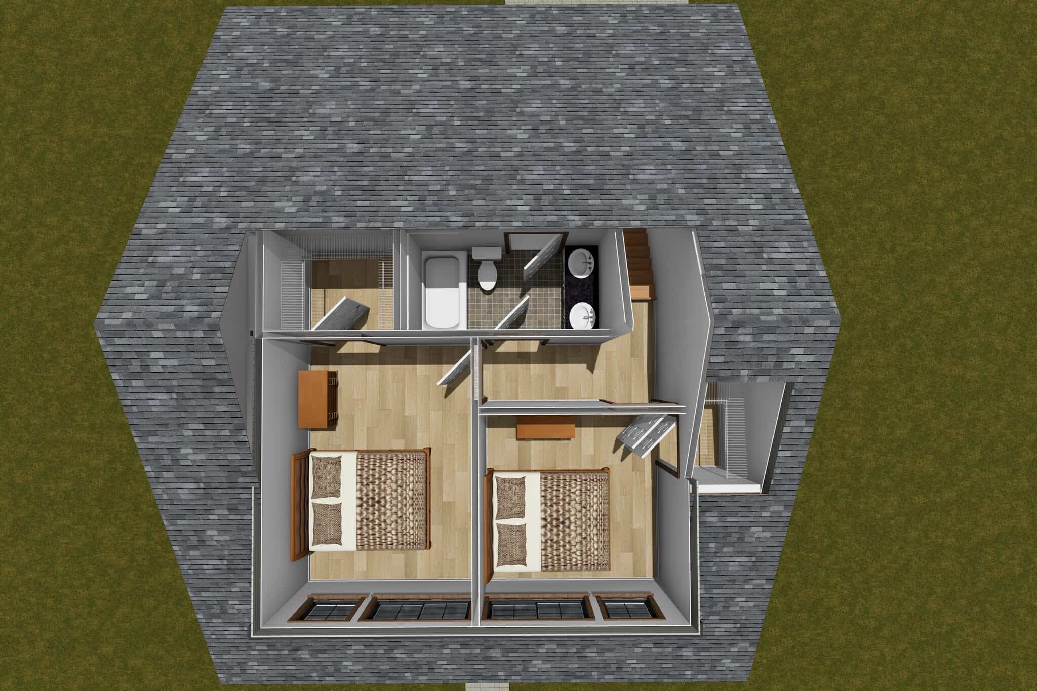 Home Exterior Photograph of this 3-Bedroom,1288 Sq Ft Plan -178-1583