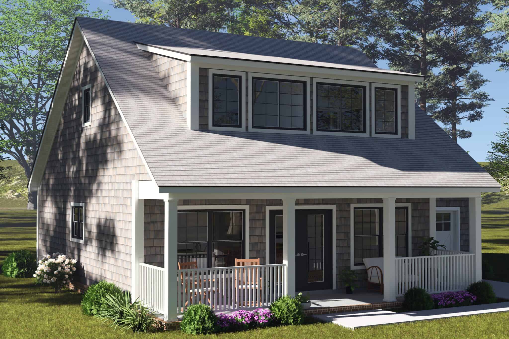Left Side View of this 3-Bedroom,1288 Sq Ft Plan -178-1584