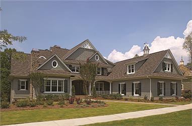 5-Bedroom, 6622 Sq Ft Cottage Home Plan - 180-1028 - Main Exterior