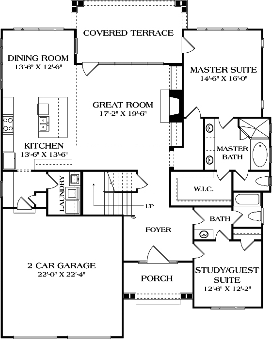 Craftsman House Plan #180-1040: 4 Bedrm, 2519 Sq Ft Home ...