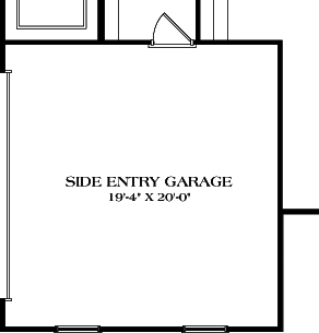 Floor Plan Garage of Ranch Plan #180-1044