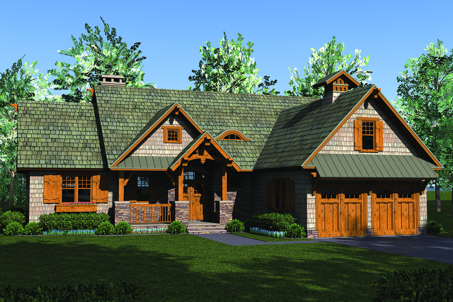 Craftsman House  Plan  180 1049 3 Bedrm 2074 Sq Ft Home  