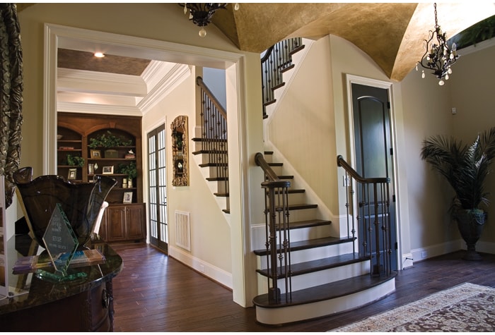 Entry Hall: Staircase of this 5-Bedroom,5319 Sq Ft Plan -5319