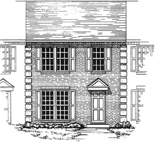 Home Exterior of this 4-Bedroom,3300 Sq Ft Plan -3300
