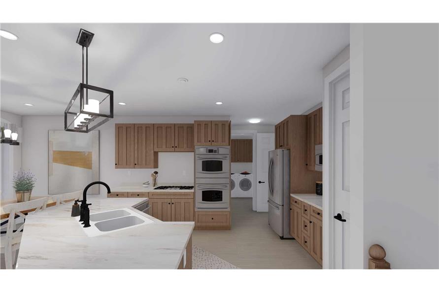 Kitchen of this 2-Bedroom,1831 Sq Ft Plan -187-1004