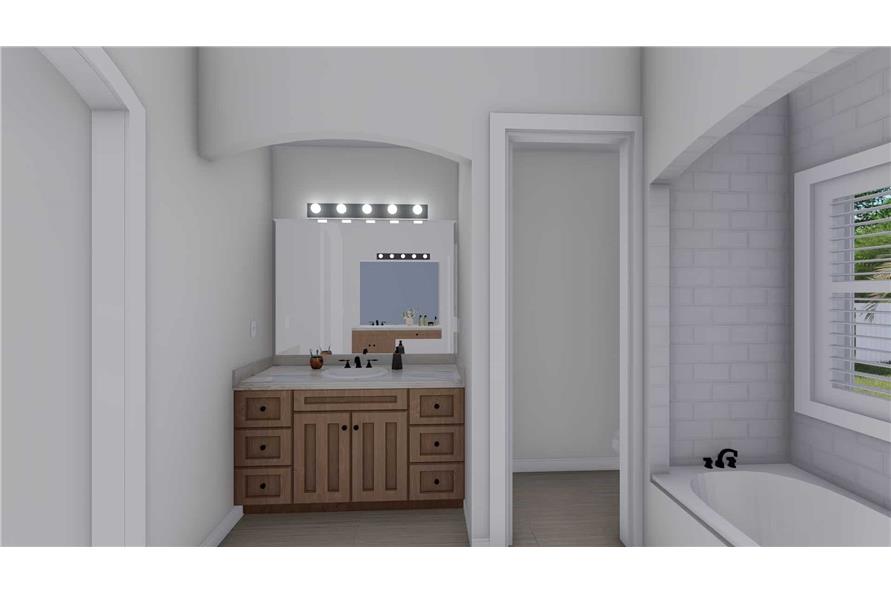Master Bathroom Vanity of this 2-Bedroom,1831 Sq Ft Plan -187-1004