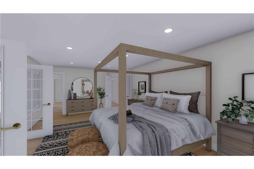 Master Bedroom of this 3-Bedroom,2664 Sq Ft Plan -187-1005