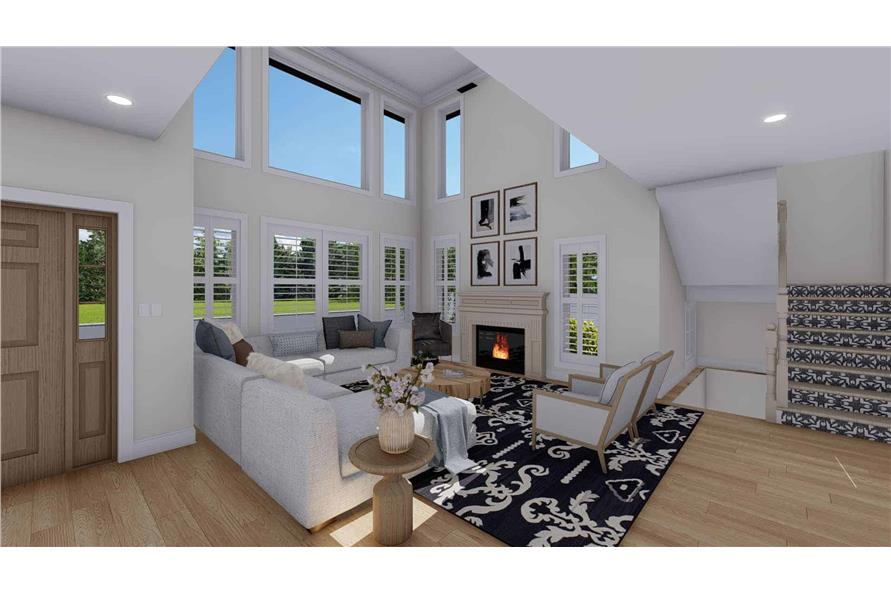 Family Room of this 3-Bedroom,2664 Sq Ft Plan -187-1005