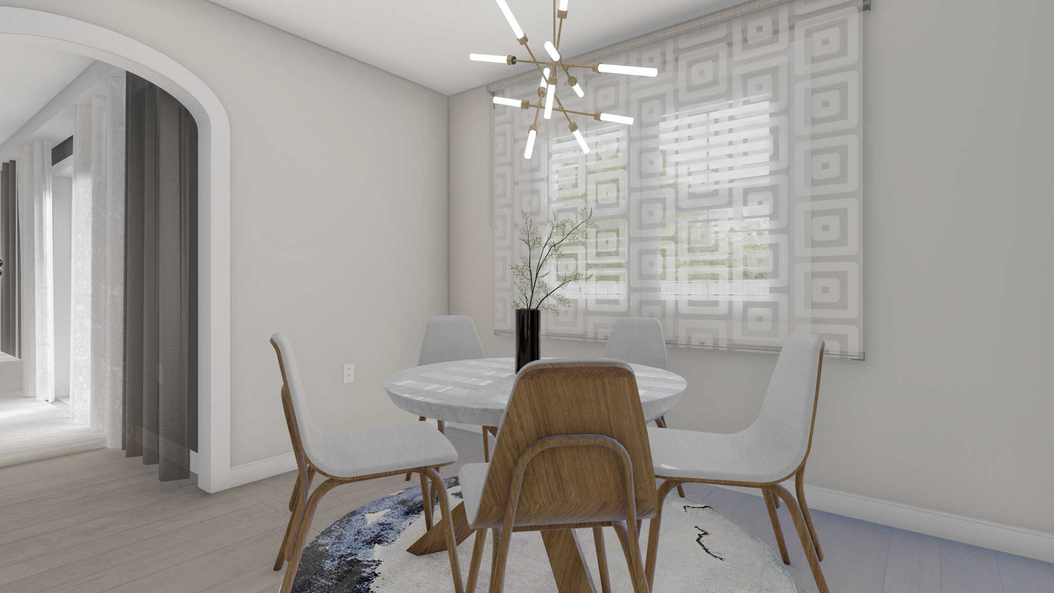 Dining Room of this 3-Bedroom,1729 Sq Ft Plan -187-1017