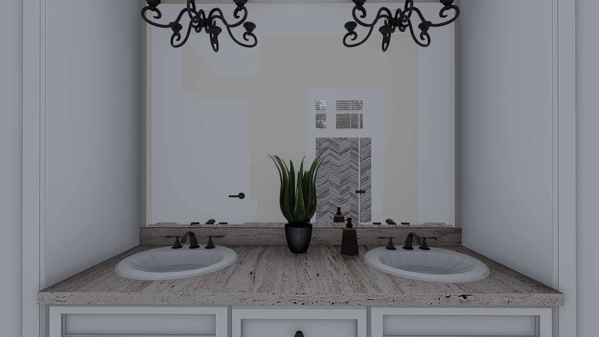 Master Bathroom of this 3-Bedroom, 1667 Sq Ft Plan - 187-1020