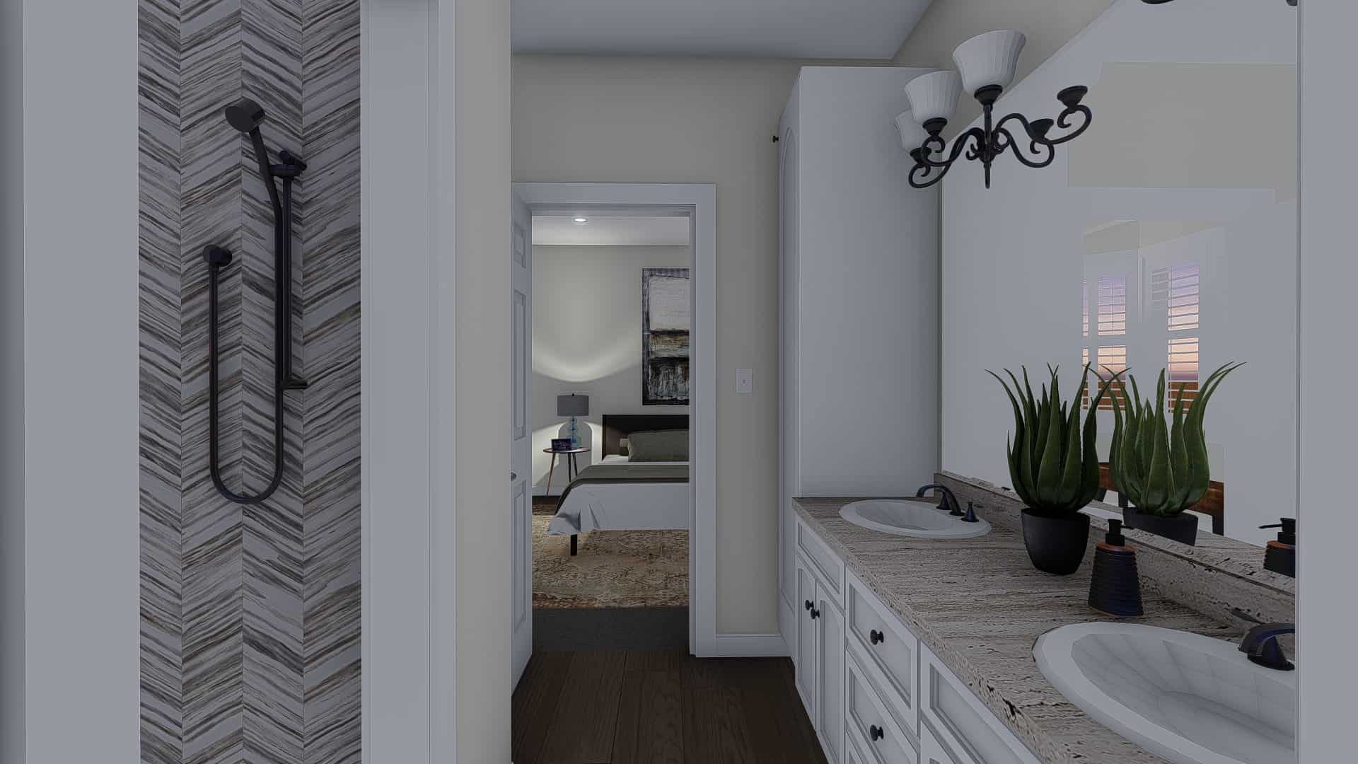 Master Bathroom of this 3-Bedroom, 1667 Sq Ft Plan - 187-1020