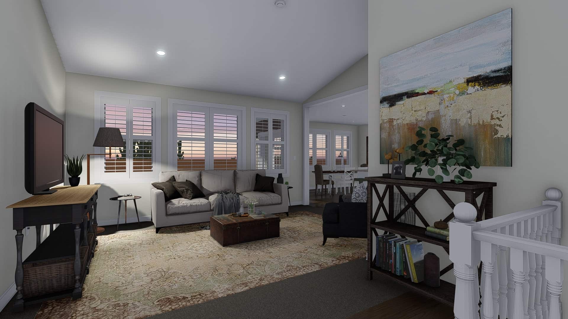 Family Room of this 3-Bedroom, 1667 Sq Ft Plan - 187-1020