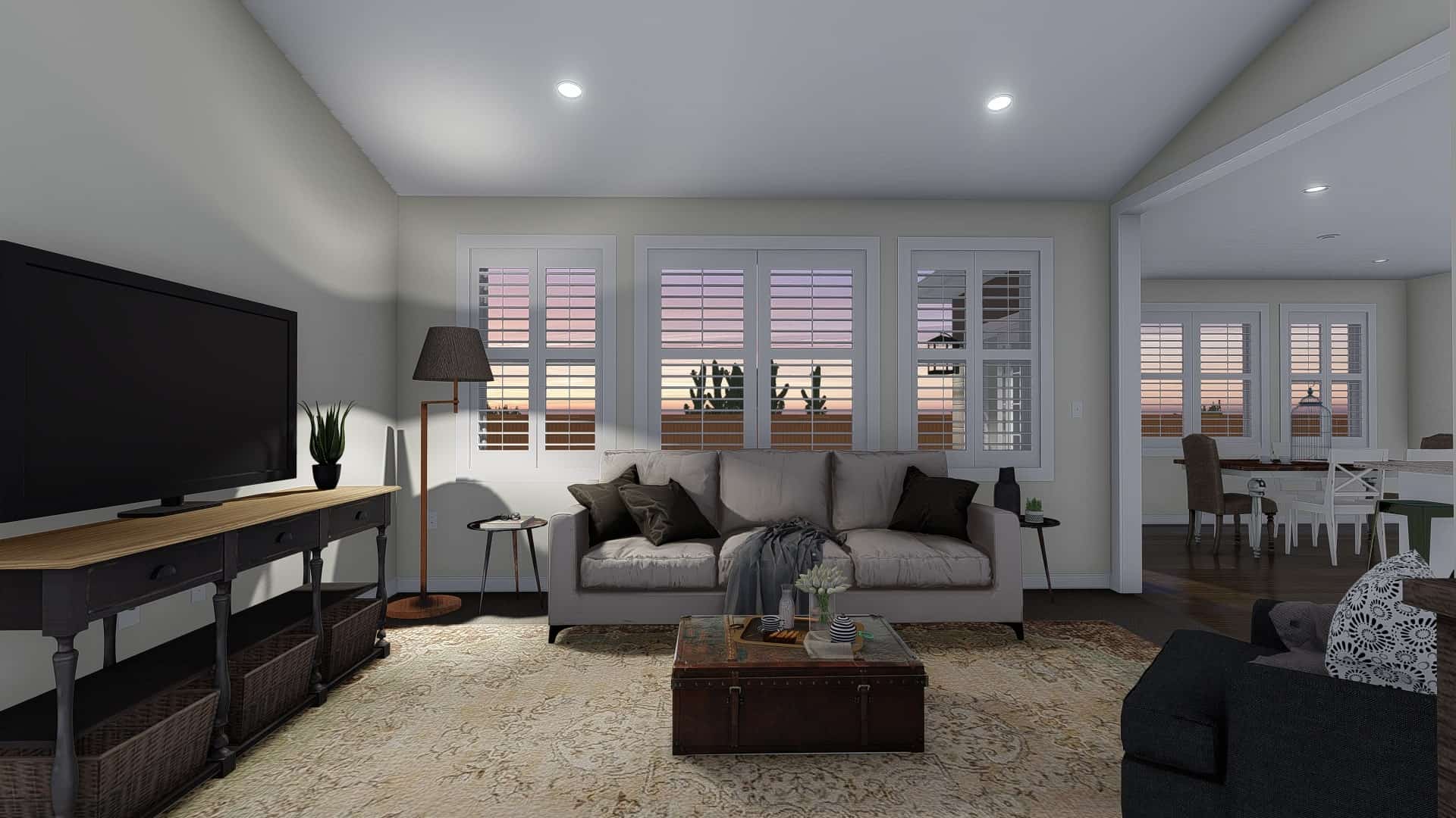 Family Room of this 3-Bedroom, 1667 Sq Ft Plan - 187-1020