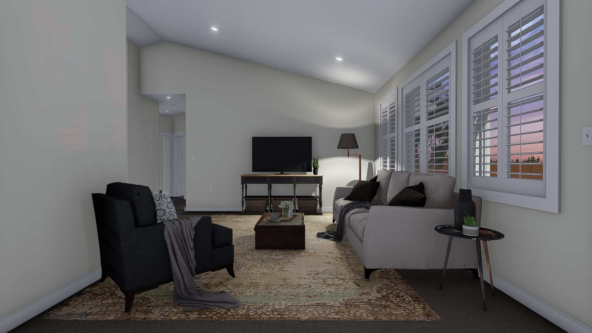 Family Room of this 3-Bedroom, 1667 Sq Ft Plan - 187-1020