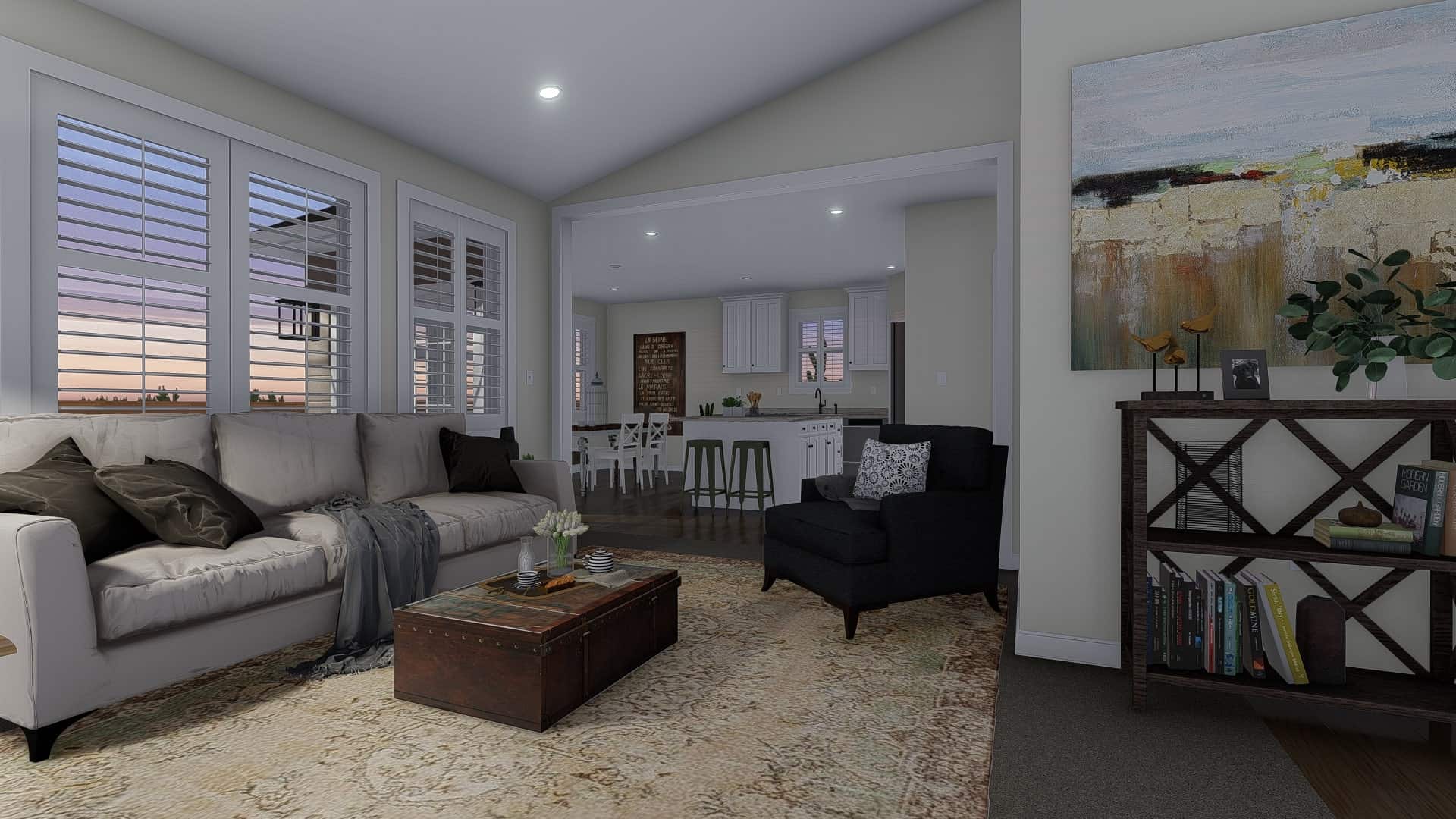 Family Room of this 3-Bedroom, 1667 Sq Ft Plan - 187-1020