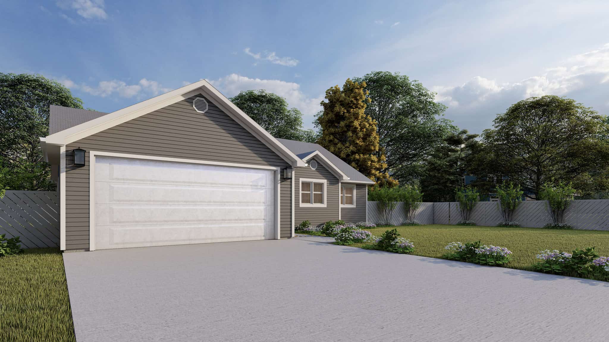 Left Side View of this 3-Bedroom,1579 Sq Ft Plan -187-1023