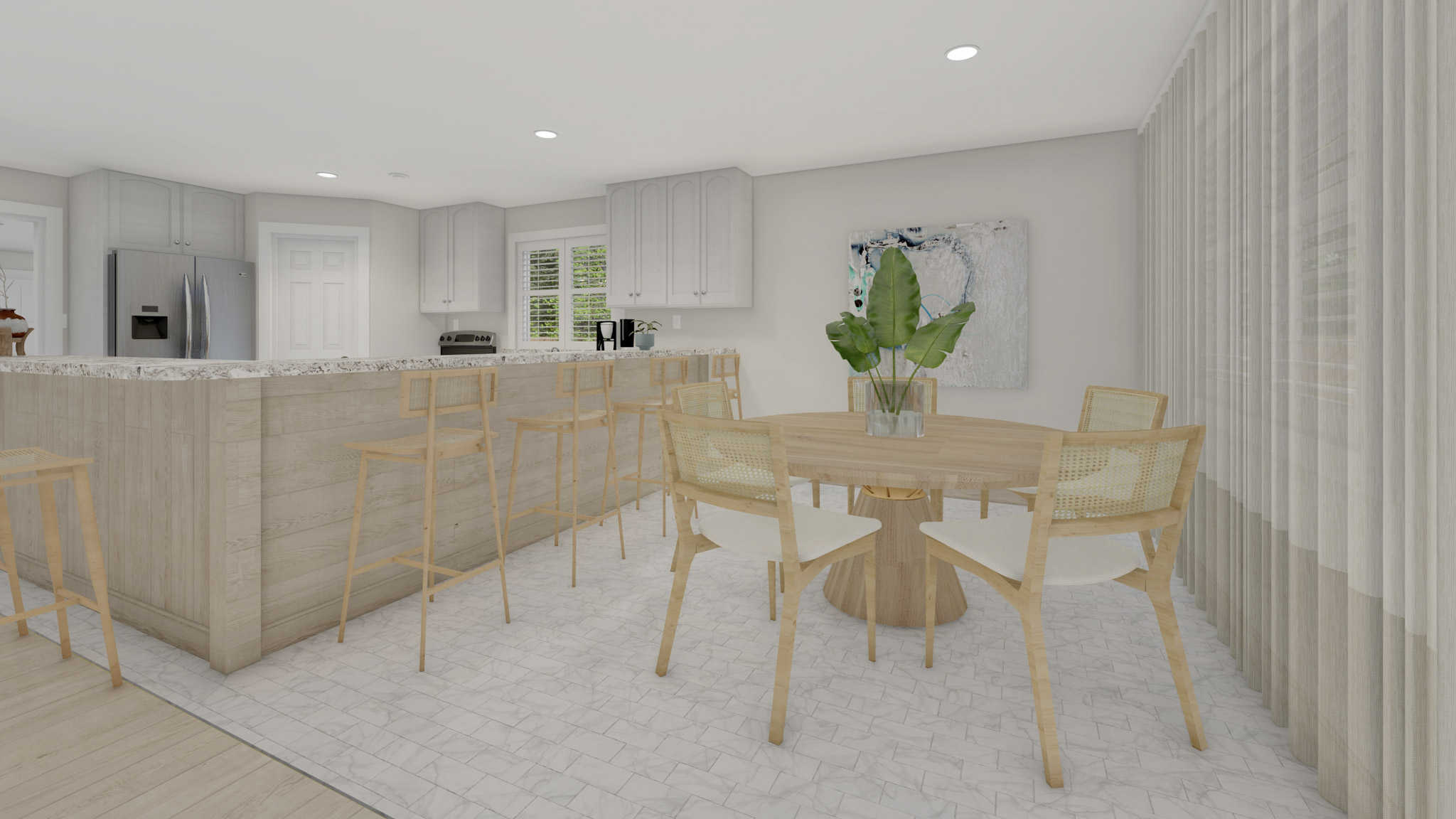 Dining Room of this 3-Bedroom,1579 Sq Ft Plan -187-1023