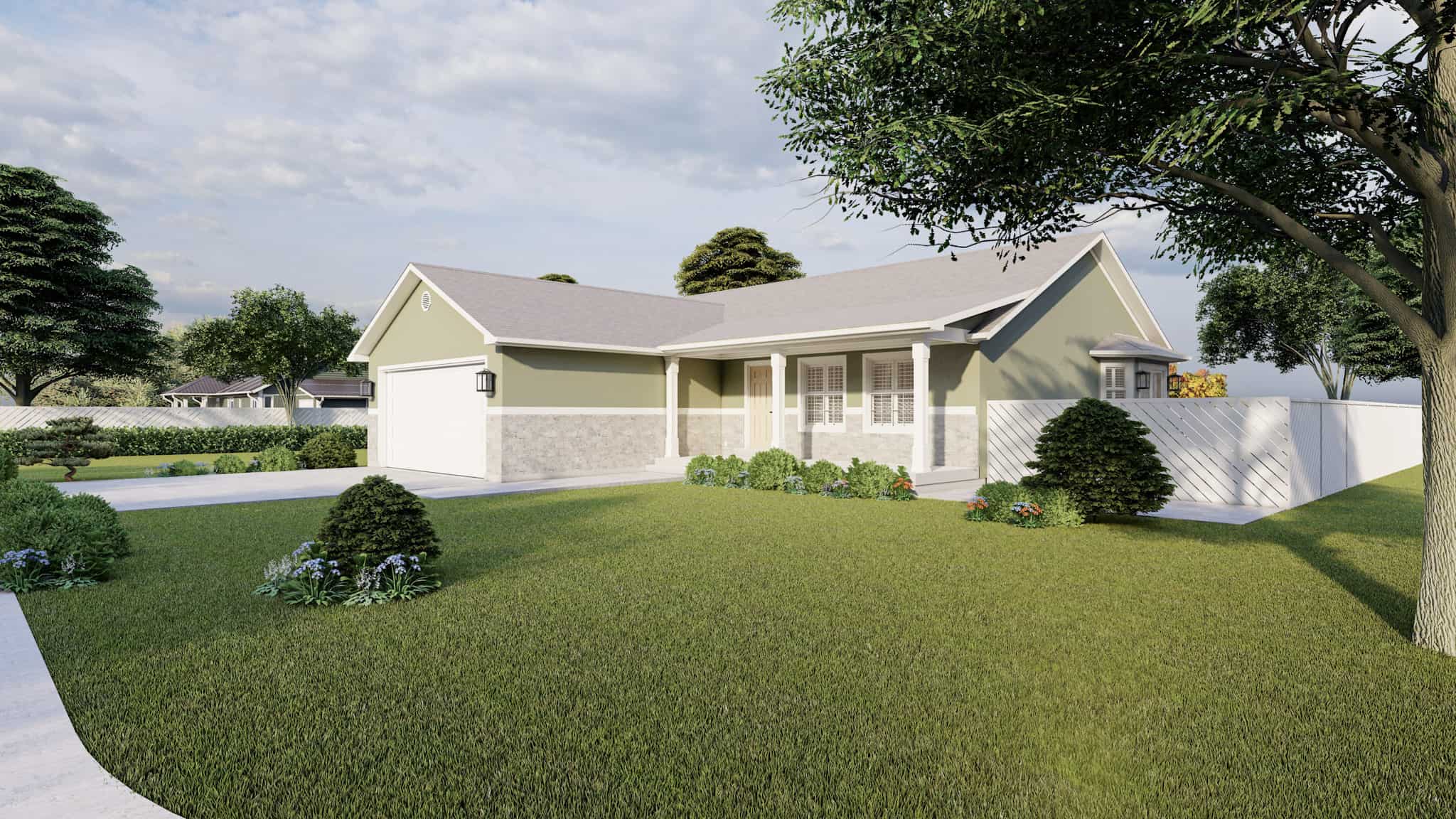 Right Side View of this 5-Bedroom,1462 Sq Ft Plan -187-1026